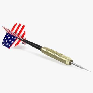 3D model American Flag Themed Dart