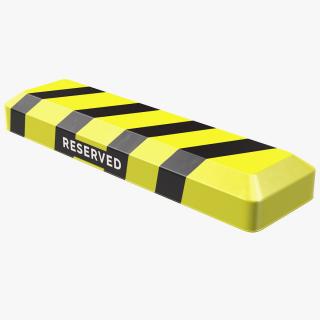 Automatic Parking Barrier with Remote Control Folded 3D