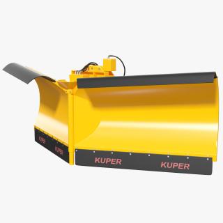 3D Kuper Snow Plough Blade model