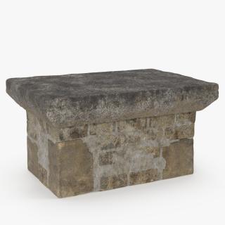 3D Stone Altar 2 model