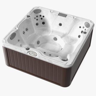 3D JACUZZI J235 Hot Tub Brown