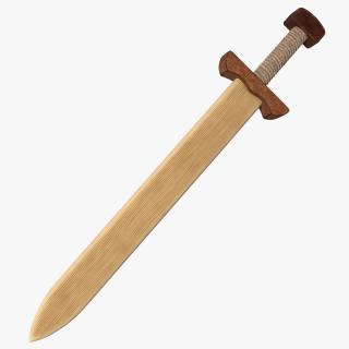 3D Wooden Practice Sword