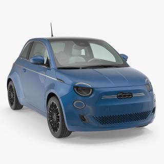 3D model Fiat 500 La Prima EV