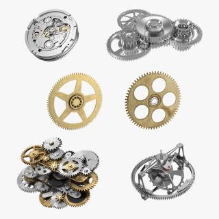 Clock Mechanisms Collection 6 3D model