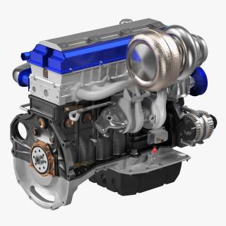 3D Toyota JZ Engine