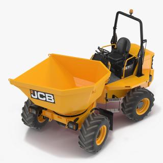 JCB 6T-1 Site Dumper Rigged 3D