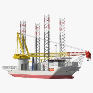 Jack Up Installation Vessel 3D