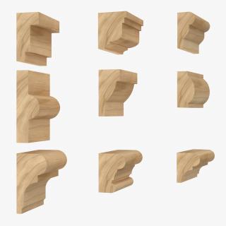 Set Molding Maple Part 4 3D model