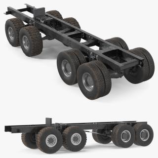 3D model Chassis for Super Heavy Trucks