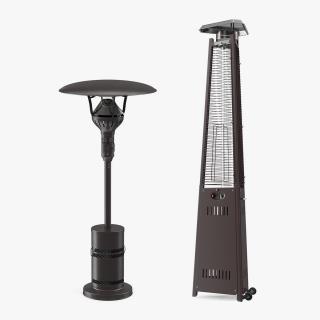 Patio Heaters Collection 3D model