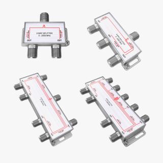 Coaxial Cables Collection 2 3D