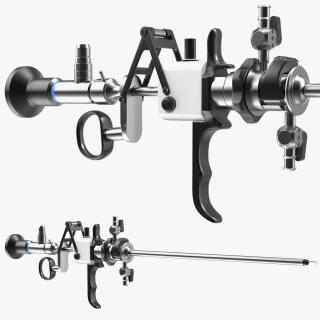 3D model Resectoscope with Bipolar Loop Electrode