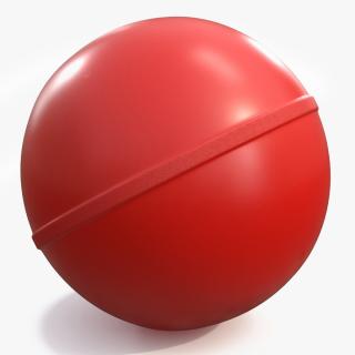 3D Flexi Bouncy Ball Red