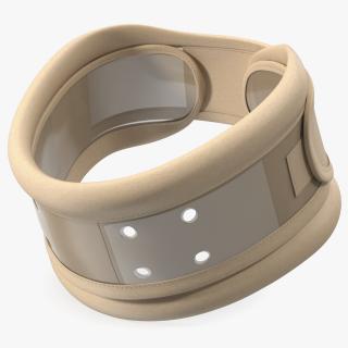 Cervical Collar Rigid Beige 3D