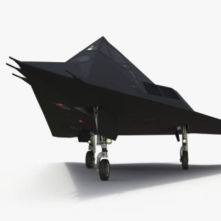 3D Lockheed F-117 Nighthawk Stealth Aircraft