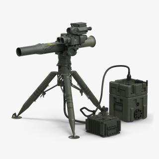 BGM-71 TOW Missile System Tripod 3D