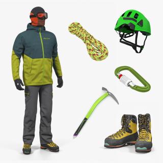 3D Climbing Equipment Collection 3