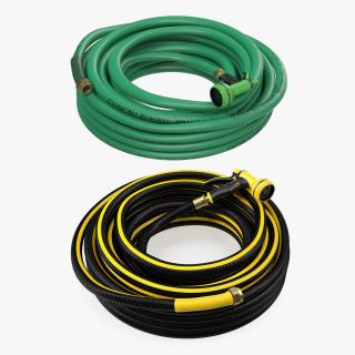 3D Garden Hoses Collection model