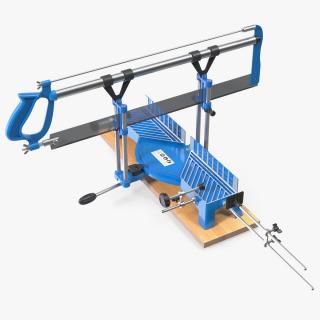 3D model Precision Hand Saw Rigged