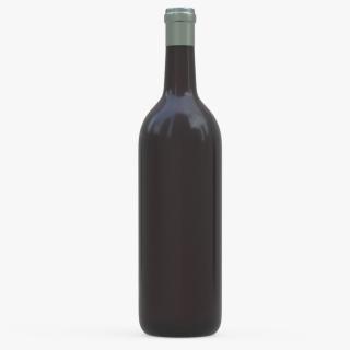 Classic Wine Bottle 3D model