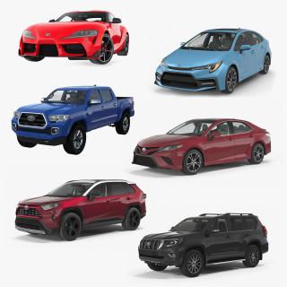 Toyota Cars Collection 3D