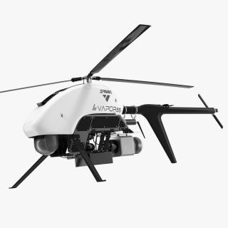 Vapor 55 Helicopter UAV Drone 3D model