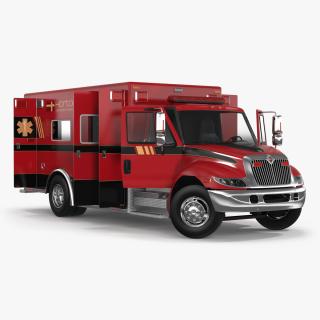 Durastar Medium Duty Ambulance Rigged 3D