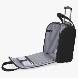 3D Open Softshell Luggage Samsonite Black model