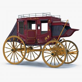3D model Concord Stagecoach Rigged