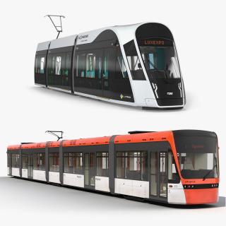 3D Trams Collection