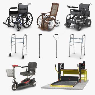 3D Mobility Aids Collection 4