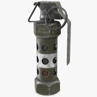 3D model M84 Stun Grenade Old