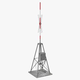 VTS Radio Direction Finder Antenna 3D model