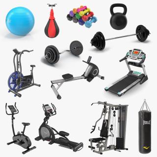 3D Gym 3D Models Collection 3