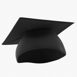 3D model Black Graduation Cap