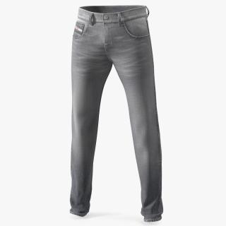 3D Diesel Men Denim Gray