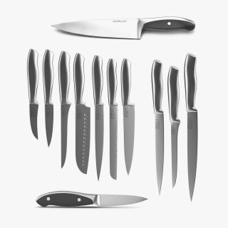 Kitchen Knives Collection 2 3D