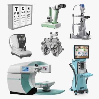 3D model Eye Diagnosis and Surgery Instruments Collection 4