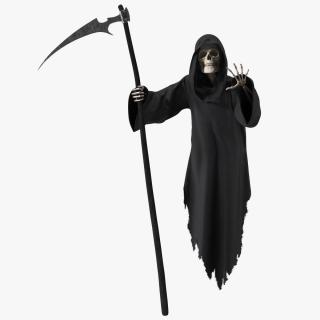 3D Grim Reaper Flying Pose model