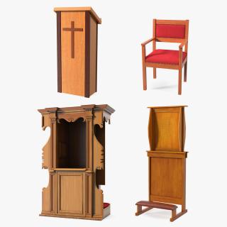 3D Church Furnishings Collection 2