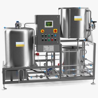 Beer Microbrewery Equipment 3D