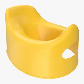 3D Plastic Baby Potty model