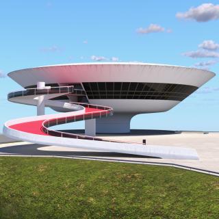 3D model Niteroi Contemporary Art Museum Building