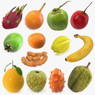 3D Exotic Fruits Collection 7