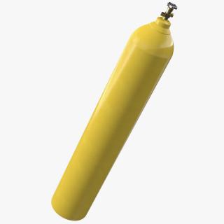 Oxygen Gas Cylinder 3D model