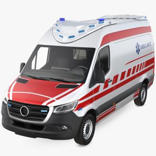 3D Modern Paramedic Ambulance