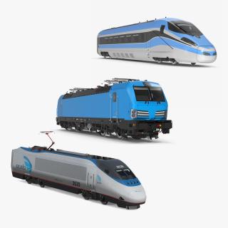 Locomotives Collection 3 3D model