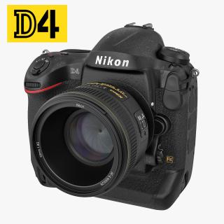 3D model Nikon D4