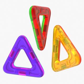 3D model Magnetic Designer Colored Triangles