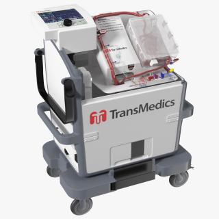 3D model Transmedics Organ Care System with Heart